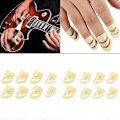 Miniatyrbild 2 av 5: 8st Justerbara Fingerplektrum för Gitarr Ihåliga Gitarrplektrum För Akustisk Gitarr 2L6M