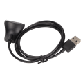 Miniatyrbilde 3 av 8: Løpeklokke Lader Dock PVC 1m Lengde Strekksikker ladekabel for TomTom Spark Runner 2/3