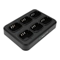 Miniatyrbillede 7 af 8: Walkie Talkie seksvejs oplader Hurtig varmeafledning 500mA udgang AC 100‑240V multiopladerbase til MD‑380 EU-stik