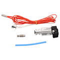 Miniatyrbillede 1 af 8: 3D-printer Hotend-kit Ekstruder Dyse Varme Aluminium Blok Rør Kit 3D-printer Tilbehør til MK3 SMK3S+