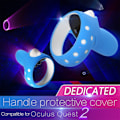 Miniatyrbild 4 av 8: Cover kompatibelt för Oculus Quest 2 VR Silicone Protective VR Controller Grip Cover