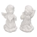 Miniatyrbillede 8 af 8: Cherub Statue Naturtro Sød Knælende Beder Holdbar Harpiks Udsøgte detaljer Haveengel til Soveværelse Kontorbibliotek