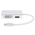 Miniatyrbild 2 av 8: 4-i-1-adapter Mini DP till VGA/DVI/DP/ för HDMI-adapterkonverter för dator