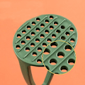 Miniatyrbillede 4 af 5: Robust og varmebestandig kartoffelmoser - Non-stick køkkenudstyr sikker, blødt greb nylon gadget (Grøn, 3 stk)