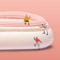 Miniatyrbild 5 av 8: Toffla Bekväm Snabbtorkande Andningsbar halkfri Dam Sandal för Hem Sovrum Rosa 40/41 för 39-40