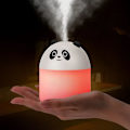 Miniatyrbillede 3 af 5: Mini - luftfugter med natlampe til soveværelse, stue, børneværelse (Pink)