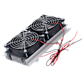 Miniatyrbild 5 av 8: Halvledarkylning Dubbelkärnig Elektronisk Kylare Kylsystem DC12V 120W