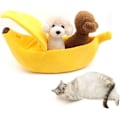 Miniatyrbild 1 av 5: Vinter katt Banan Säng hundkoja varm Båt HUSDJUR sovsäng Bomullsdyna Korall Sammet Hunddyna Kattdyna