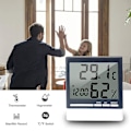Miniatyrbillede 2 af 5: Indendørs digitalt hygrometertermometer med hukommelsesfunktion