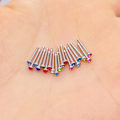 Miniatyrbillede 4 af 5: 60 stk. 20G Næsepiercinger Næsering Hoop Rustfrit Stål Næsepiercinger til Mænd Kvinder, 6 typer og 10 stk. af hver type