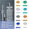 Miniatyrbillede 3 af 5: Sæt med 11 Shower Flow Restrictor, Vandbesparende Indsats, Flow Restrictor, kompatibel med Brusebad, Vand-Sa