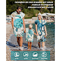 Miniatyrbild 4 av 5: Snabbtorkande mikrofiber surfponcho för män och kvinnor - perfekt för strand och simning (75 x 110 cm)