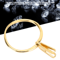 Miniatyrbilde 7 av 8: Profesjonell diamantholder edelstener Spring Prong Claw Ring Smykker Display Tilbehør Gul (lang)