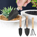Pikkukuva 2 / 8: 3kpl Mini Plant Set Lapion kynsi Harava Lapio Kukkien istutustyökalut