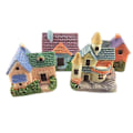 Miniatyrbillede 1 af 5: 4 stk. Fehus Dekoration Have Statue Fe Mikro Landskab Dekoration Miniature Have Ornamenter