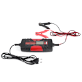 Miniatyrbillede 2 af 8: Smart Batterilader Elektronisk Vedligeholdelse Auto Motorcykel 6‑12V IP65 Vandtæt EU Stik 110‑240V