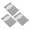Miniatyrbilde 4 av 8: 3 stk. Embossing-mapper Unik design konkav konveks teksturmaler for DIY-invitasjoner Kortlaging