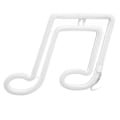 Miniatyrbillede 3 af 8: LED Neon Lys Musik Note Neon Natlys Koncert Væglampe Fest Væg Hængende Neon Lampe Rød Lys