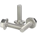 Miniatyrbillede 2 af 5: M10 x 25mm Flanged Sekskantbolte Flange Sekskantskruer, Rustfrit Stål A2, DIN 6921, 6 STK
