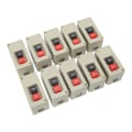 Miniatyrbild 3 av 8: 10 st 3-fas motoromkopplare 2 positioner självåterställning Power Press Button Switch för distributionslådor 380V 30A