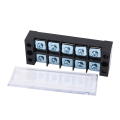 Miniatyrbillede 3 af 8: 2 stk Terminal Strip 45A 600V TB Fast Type PC Messing Dual Row Screw Terminal Block til distributionssystemer 5 Bits（4505）
