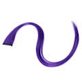 Pikkukuva 3 / 8: Värilliset hiustenpidennykset Highlight synteettiset hiuslisäkkeet Clipin hiustenpidennykset tytöille (violetti #1)