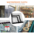 Miniatyrbillede 4 af 4: Transparent presenning, vandtæt, frostsikker, regnsikker, isoleringsfilm markise PE plastikdække (2*2m)