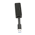 Miniatyrbild 6 av 8: USB till RJ45-adapter 2500M Plug and Play Bärbar Bred Kompatibel USB till Ethernet-adapter för Laptop Tablet USB3.0 Svart