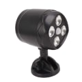 Miniatyrbild 5 av 8: 4 LED-strålkastare utomhus vattentät väggmonterad roterande projektionsstrålkastare strålkastare med rörelsesensor för gård