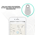 Miniatyrbild 6 av 7: Mini Bluetooth Tracker Bag Plånboksnyckel Pet Anti lost Smart Finder Locator Alarm vit white