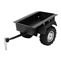 Miniatyrbild 1 av 8: Aluminiumlegering Trailer Bil Hög Simulering RC Bilfordon Modell BarnleksakSvart