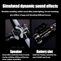 Miniatyrbilde 4 av 8: 2 stk 7 farger skiftende lysende sverd utvidbart LED lyssverd lysleker for cosplay Halloween jul