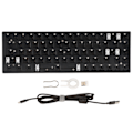 Pikkukuva 1 / 8: 68 näppäimen mekaaninen näppäimistö DIY-sarja RGB 5V DC -tuella Langaton 2.4G Type C Langallinen Bluetooth 3.0 5.0 Hot Swap -näppäimistö IOS:lle Musta