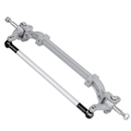 Miniatyrbillede 8 af 8: Ingen Power foraksel styrestangsstang til Tamiya 1/14 Series RC Traktor Truck CarSilver