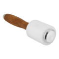 Miniatyrbilde 2 av 8: Lær Nylon Hammer Trehåndtak Lær Carving Mallet Craft Tool