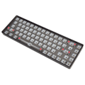 Miniatyrbild 8 av 8: Mekanisk tangentbordssats 68 tangenter 2,4G BT trådbundet läge 65% layout Hot Swap anpassat spelande tangentbord för DIY-byte svart
