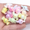 Miniatyrbillede 3 af 5: 10 stk. Gradient Farve Akryl Perler til Smykkefremstilling Armbånd Halskæder Øreringe Charms DIY Håndværk gul