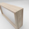 Miniatyrbild 5 av 5: Skuggbox Bildram Skuggboxar Displayfodral Ram-B5 Ljust Träfärg