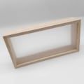Miniatyrbild 3 av 5: Skuggbox Bildram Skuggboxar Displayfodral Ram-B5 Ljust Träfärg