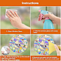 Miniatyrbild 4 av 4: Rainbow Prism Anti-Collision Window Stickers Set med 10 st