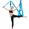 Miniatyrbillede 5 af 8: Anti Gravity Aerial Yoga Fitness Hængende Flyvende Inversion Sling Sling Hængekøje (Himmelblå)