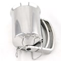 Miniatyrbillede 4 af 5: Pander Dispenser i Rustfrit Stål - Perfekt til Bagning af Pandekager, Cupcakes, Muffins, Crepes og Waffles