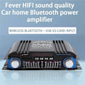 Miniatyrbillede 4 af 5: HiFi Lydforstærker Audio Forstærker Bluetooth Karaoke Afspiller Sort