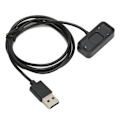 Miniatyrbillede 7 af 8: Opladerkabel til Withings Pulse HR Magnetisk USB-opladerkabel Adapter Erstatning til Smart Armbånd 1M Sort