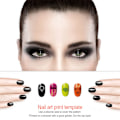 Miniatyrbillede 5 af 5: Rustfrit stål rektangulær neglekunst stempelplade DIY manicure trykbilledskabel (#9)