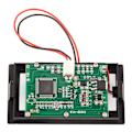 Miniatyrbilde 7 av 8: YB5135D LCD digital skjerm To-leder DC spenningsmåler Monitor Voltmeter (Halvforsegling DC60V-120V)