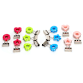 Miniatyrbillede 2 af 8: 12 stk. Binder Clips Farve Protable Lang Hale Dokumenter Stationære Skole Kontor Mappe