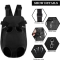 Miniatyrbilde 4 av 5: Pet Carrier Bag - Justerbar frontryggsekk for hunder og katter, perfekt for reiser, fotturer, camping