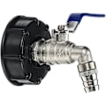 Miniatyrbillede 3 af 5: Vandtank Adapter 1/2 tomme S60X6 IBC Hane Udskiftningsventil Fitting til Hjemmehave Vandforbindelse