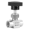 Miniatyrbillede 2 af 7: Nåleventil i rustfrit stål med BSPP indvendigt gevind til vand, gas og olietransmission (Type B)